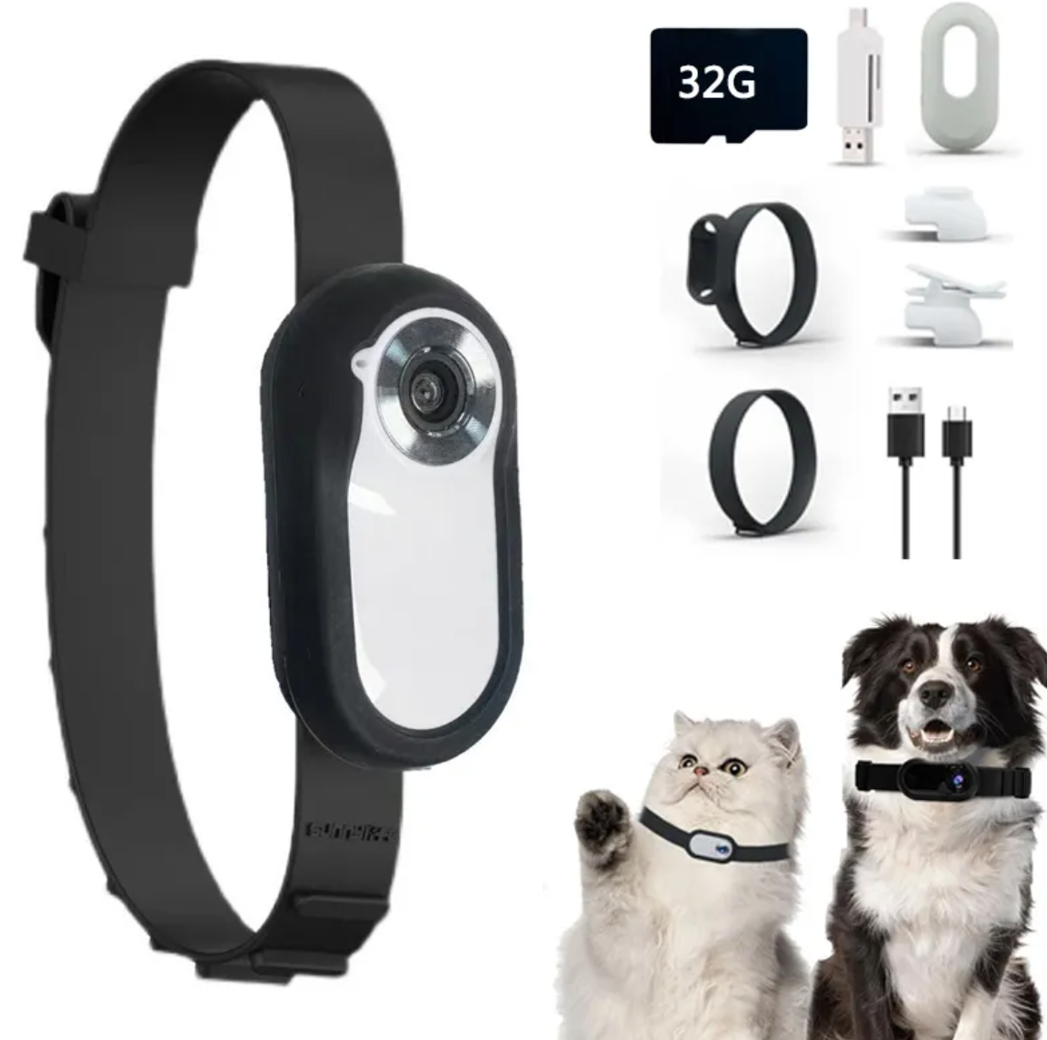 Voltra Pet Collar Camera