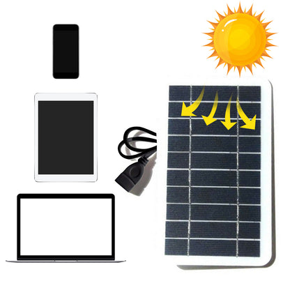 Voltra Class A 5V 400mA Solar Panel USB Charger (Portable)